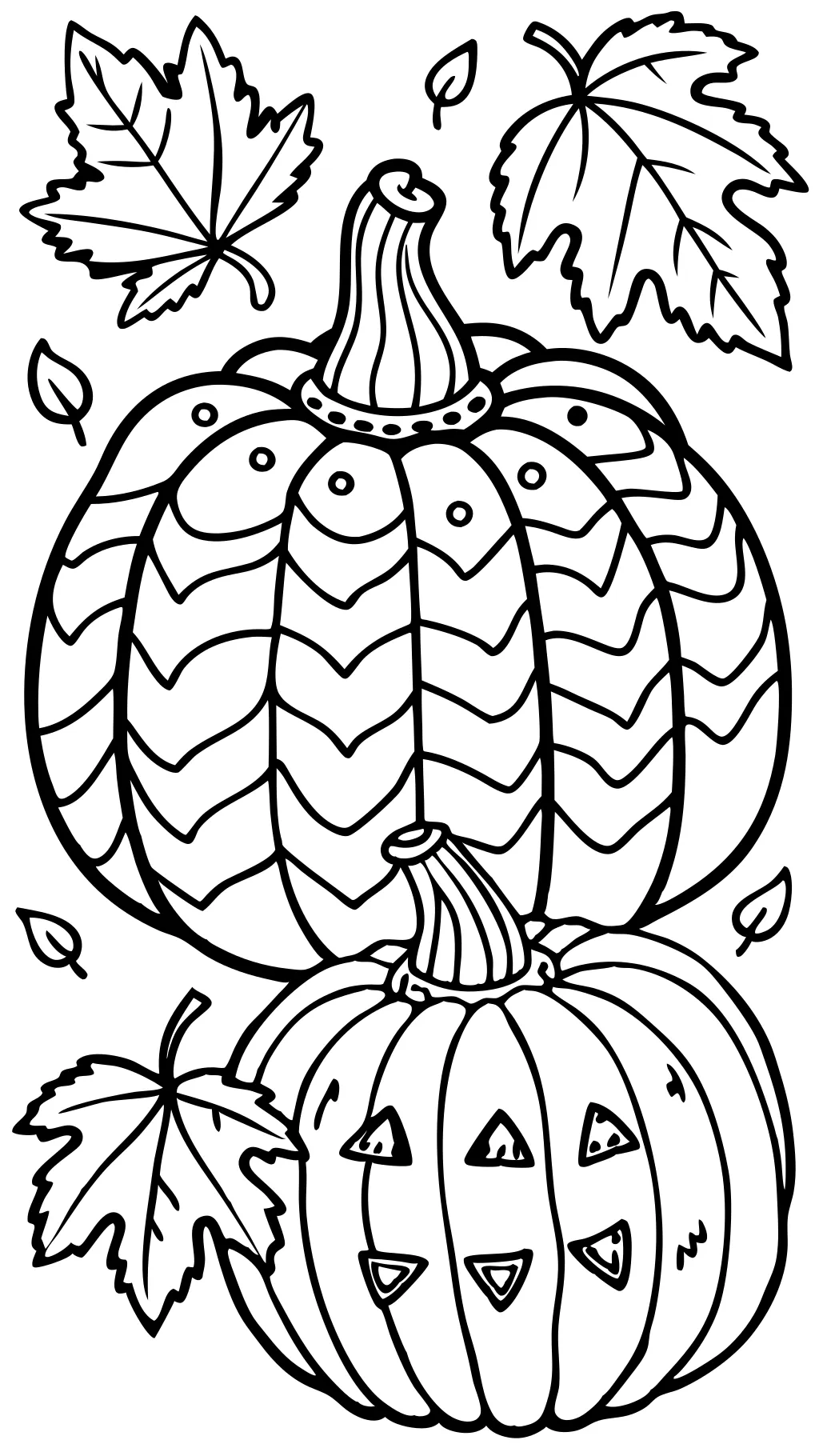 coloring pumpkin pages